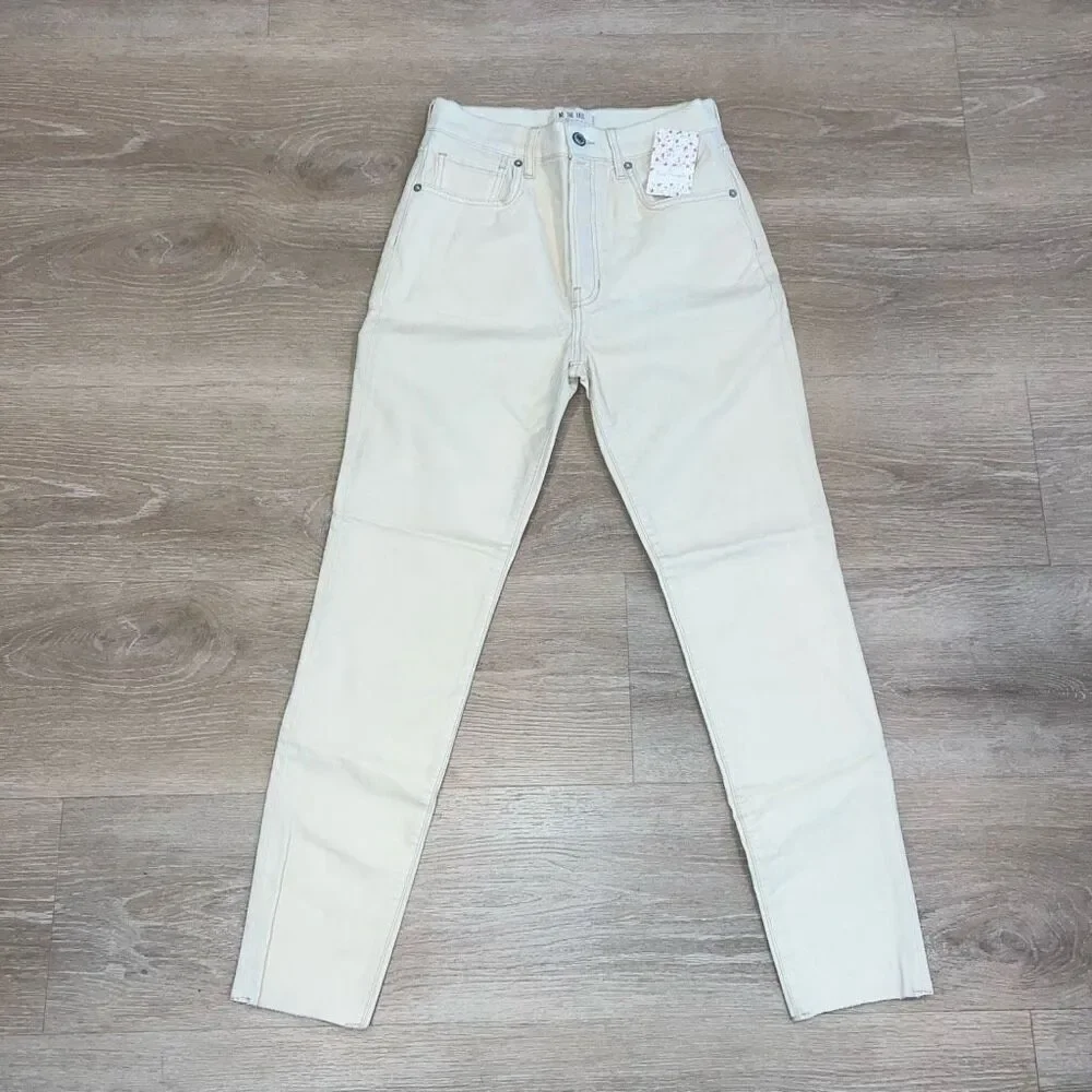 Free People x We the Free, Pearl Velvet Skinny Pants, Raw Ankle Cut, Women’s 27